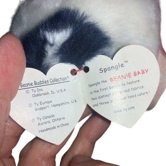 TY Beanie Buddy SPANGLE the American Patriotic Bear 14 inch - Picture 7 of 9